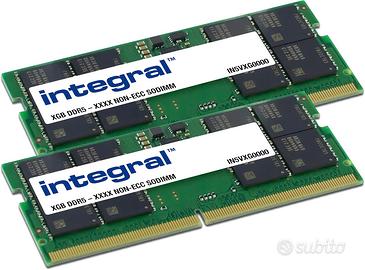 Integral RAM DDR5 16 GB SODIMM 2x8 GB 4800 MHz