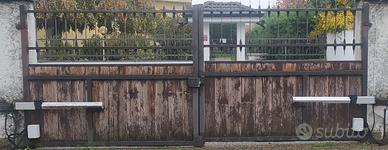 cancello carraio e pedonale