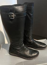 Stivali pelle neri Nannini