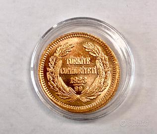 2 MONETE ORO 100 KURUSH FDC 2022