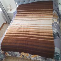 Coperta Individuale In Lana Faalberg Odone Marrone