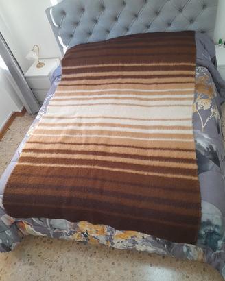 Coperta Individuale In Lana Faalberg Odone Marrone