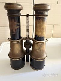 Binocolo da teatro vintage ottone d'epoca retrò