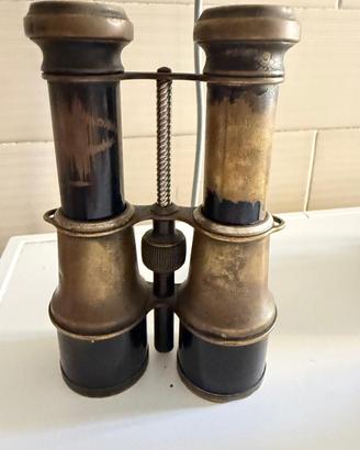 Binocolo da teatro vintage ottone d'epoca retrò