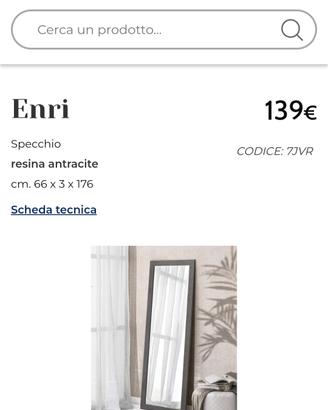 specchiera mondo convenienza 