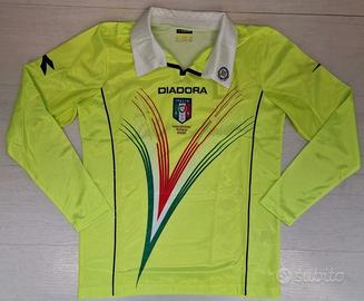 Maglia arbitro calcio 100 anni AIA FIGC M gialla