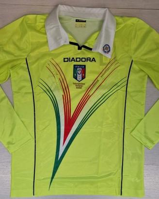 Maglia arbitro calcio 100 anni AIA FIGC M gialla