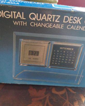 Orologio da tavolo al quarzo digitale vintage