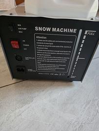 macchina spara neve nuova mai usata 