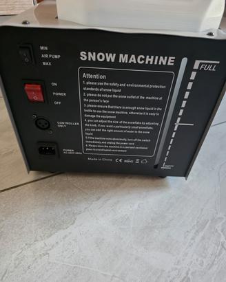 macchina spara neve nuova mai usata 