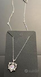 Collana con cuore perla