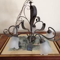 lampadario in ferro