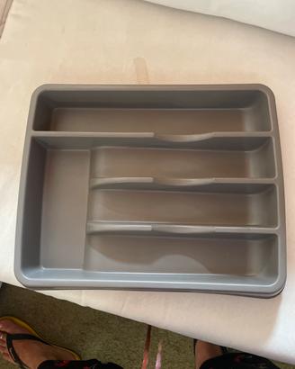 Porta posate in plastica nuovo