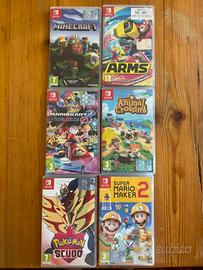 Lotto giochi nintendo switch come nuovi