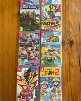 Lotto giochi nintendo switch come nuovi