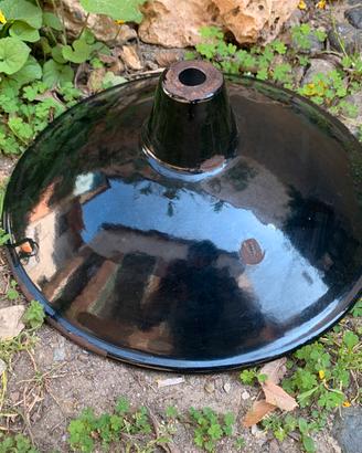 Paralume ferro smaltato 35 cm industriale