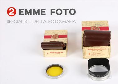 ROLLEI paraluce e filtro giallo Bay II