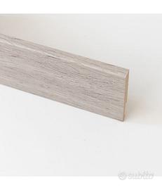 Battiscopa in MDF Rovere Grigio Asta Da 240 Cm