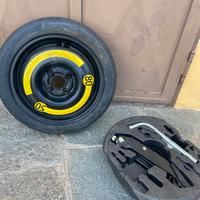 Ruota di scorta Michelin TEX 105/70 R14 più kit