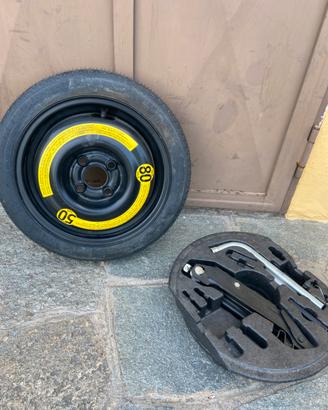 Ruota di scorta Michelin TEX 105/70 R14 più kit