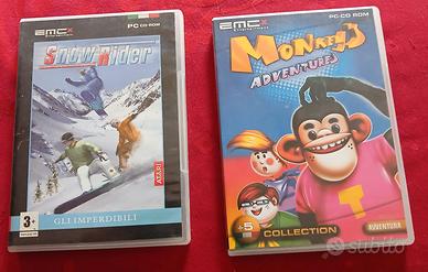Set 4 giochi CD Rom