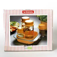 Set olio, aceto, sale, pepe