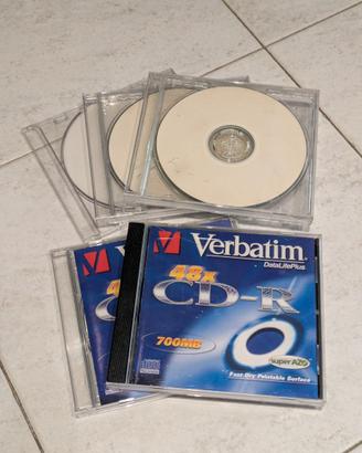 5 CD-R Verbatim Super AZO - Stampabili Ink Jet