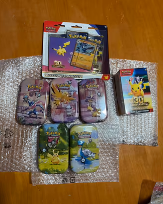 30 anniversario carte Pokemon bundle