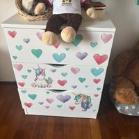 Set camera settimanale comodico tappetto