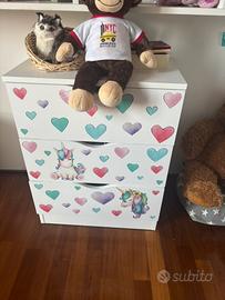 Set camera settimanale comodico tappetto