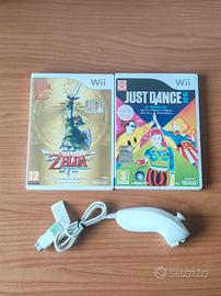 Nintendo Wii – Zelda 25th + Nunchuk + Just Dance