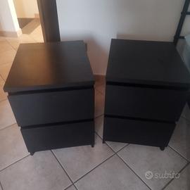 Comodino Ikea Neri