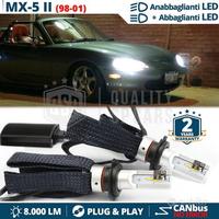 Kit Luci LED H4 per Fari MAZDA MX-5 2 98-01 CANbus