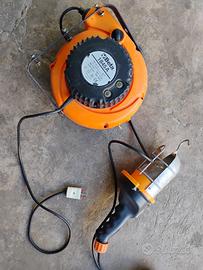 Avvolgicavo Automatico con Lampada Portatile Beta
