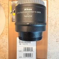Teleconverter Nikon TC 20E III - 2X