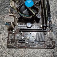 combo scheda madre. Asrock H81M-HDS  + intel xeon