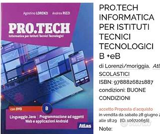 PRO.TECH INFORMATICA PER ISTITUTI TECNICI TECNOLOG