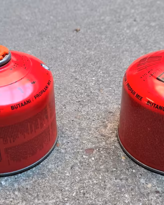 Bombola cartuccia gas per fornello campeggio