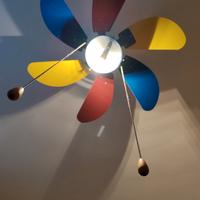 lampadario con pale colorate Leroy Merlin