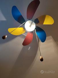 lampadario con pale colorate Leroy Merlin