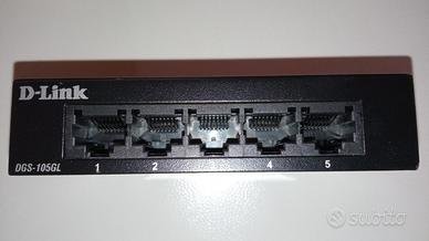 Switch 5 porte D-Link nuovo