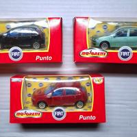 Lotto di 3 pezzi Fiat Punto 2 Serie 1999 Majorette