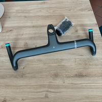 Manubrio integrato  gravel carbonio 90mm