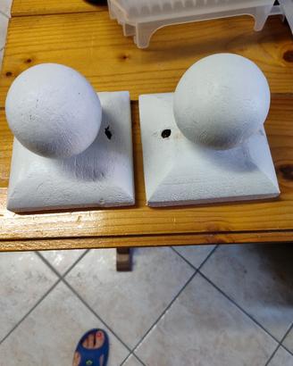 2 pomelli di legno 