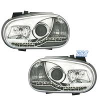 FARI VOLKSWAGEN VW GOLF 4 LUCE DIURNA LED FONDO CR