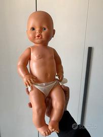  Bambolotto vintage neonato con pannolino original