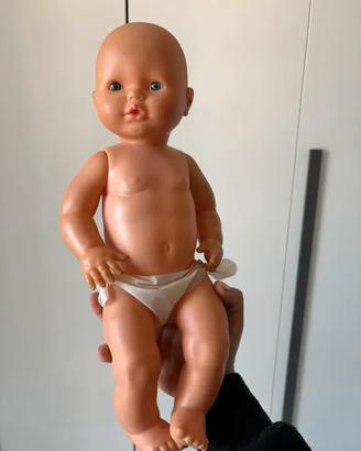  Bambolotto vintage neonato con pannolino original
