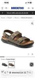 Birkenstok Milano crosstown NUOVE