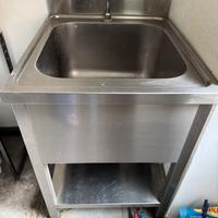 Lavandino inox per ristorazione