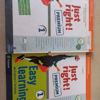 Libri ''just right 1''+ easy learning 1